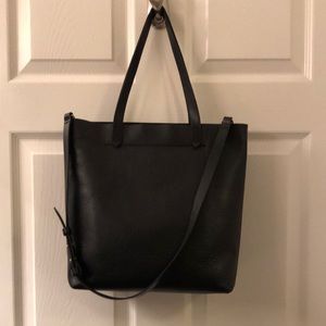 Madewell Medium Transport Tote in True Black